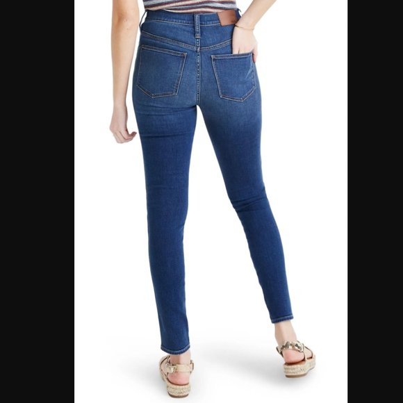 Madewell Roadtripper Skinny Jeans Medium Blue - Picture 2 of 8
